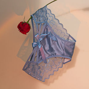 เป็นมิตรกับผิว ชุดชั้นในสตรี กางเกงขายาว ละเอียดอ่อนและเปราะบาง ผ้าฝ้ายบริสุทธิ์ ลูกไม้ สง่างามและมีเสน่ห์