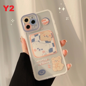 Casing Soft Case Xiaomi Redmi 10 4G Prime Note 10S Note 10 4G Note 10 5G Note 10 Pro 4G Note 11 11S 4G Note 11 Pro Poco M3 Pro Poco M4 Pro Poco X3 NFC M5S Poco X3 Pro Case Cute Bear Smile Character Silicon Premium