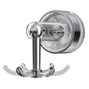 DUDAN ติดผนัง 360 ° ตะขอพับหมุนได้ แขวน ทรงพลัง ตะขอหมุนหกแฉก แฟชั่น ไร้ร่องรอย ที่วางอุปกรณ์ในครัว สำหรับบ้าน