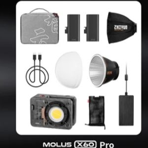 ZHIYUN MOLUS X60 60W Bi Color COB Light X60RGB RGB Video Lights LED Pocket Fill Lamp Portable Photography Lighting
