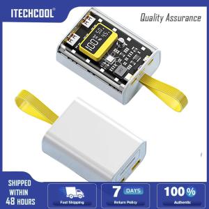 【NEW】 18650 Digital Display Charging Box with Night Light Mobile Power Supply Box Portable Battery Charging Power Bank Case