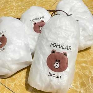 Túi gấu Có Chun Bọc Đồ Ăn Co Giãn Siêu Dai Bọc Thực Phẩm Tủ Lạnh 100 cái