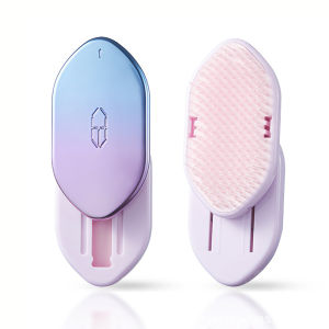 6D Hair Extension Comb Anti-Static Tangle-Free Hairdressing Comb for Home Use Scalp Massage Straight Hair Comb