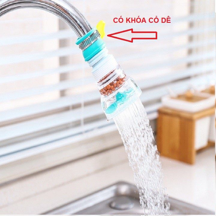 ĐẦU VÒI CÁNH QUẠT TĂNG ÁP LỰC NƯỚC GIÚP TIẾT KIỆM NƯỚC, CÓ KHÓA CỔ DÊ ...