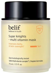 BELIF SUPER KNIGHTS MASK 75ML (4 TYPE) + BELIF NUMERO 10 ESSENCE 10ML (FREE GIFT worth $5)