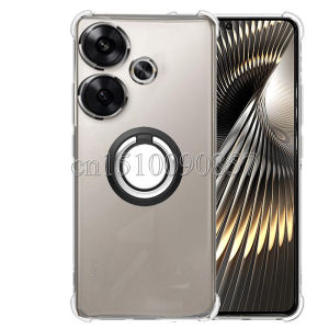 Case Xiaomi Poco F6 Silikon Clear Bening Anti Jatuh Crack Ring Magsave Soft Casing Handphone