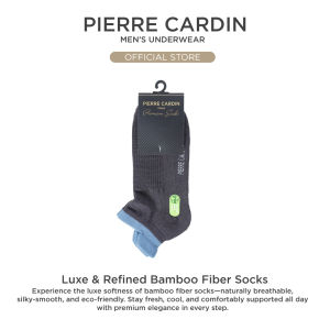 Pierre Cardin Anti-Bacterial Bamboo Fiber Ankle Socks - (1 Pair) PS964A