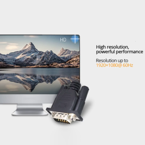 Mini VGA Virtual Display Adapter EDID Dummy Plug Headless Display Emulator Lock Adapters