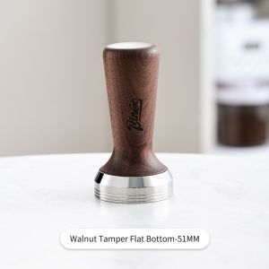 Bincoo Đầm cà phê đặt cơ sở ép bột Bộ cơ bản Quả Óc Chó cà phê ép bột búa nhà phân phối 51/58mm