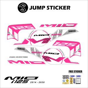 Stiker Striping Mio i125 - Mio M3 2014 - 2020 grafis variasi 005