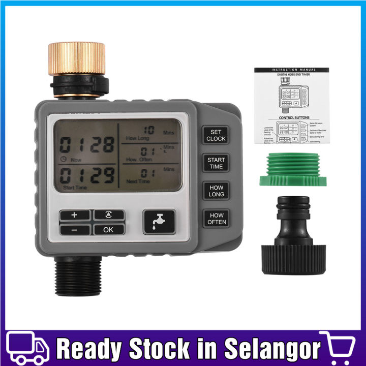 Digital Water Timer Garden Automatic Irrigation Timer Hose Faucet ...