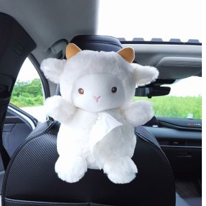 Car Tissue Paper Box Cute Cartoon Tissue Box Paper Storage Tissue Paper Holder Car Accessories