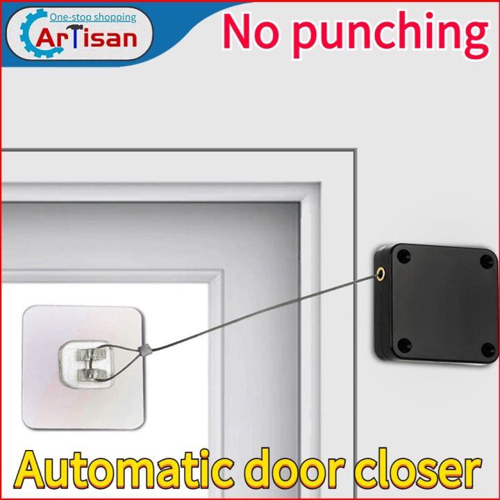 {koku metals}Door Closer Automatic Closing Sliding Latch No Punching ...
