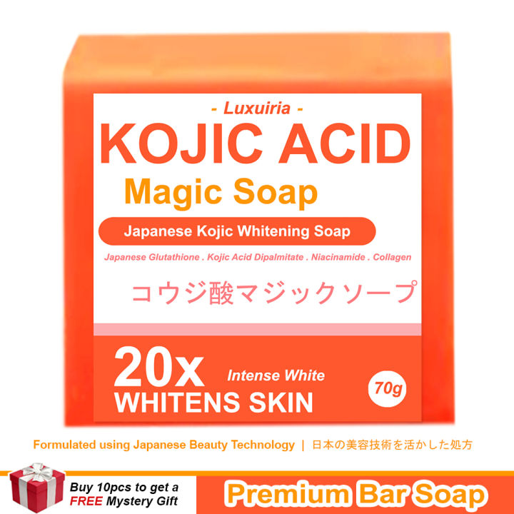 Luxuiria Kojic Acid with Collagen Magic Soap - Japanese Kojic Whitening Milk Soap with Japanese Glutathione Kojic Acid Dipalmitate Collagen Booster and Niacinamide 70g - Lazada | Lazada PH Luxuiria Kojic Acid with Collagen Magic Soap - Japanese Kojic Whitening Milk Soap with Japanese Glutathione Kojic Acid Dipalmitate Collagen Booster and Niacinamide 70g - Lazada | Lazada PH