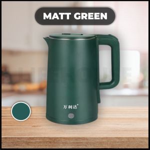 2.3L Electric Kettle Stainless Steel Cerek Elektrik 1500W Electric Jug Kettle Stainless Steel Mini Kettle Electric Jug