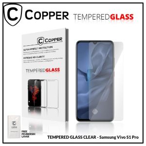 Vivo S1 Pro - COPPER TEMPERED GLASS FULL CLEAR Anti Gores