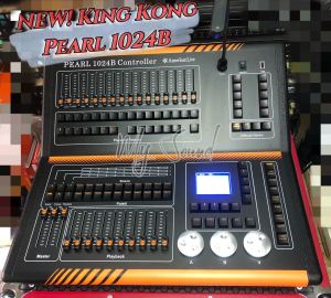 NEW! Kingkong Pearl 1024B DMX controller Console Wedding DJ Bar Performance Stage Lighting DMX512 Controller With Flight case Moving Head Beam Par Light