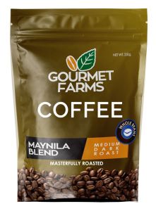 Gourmet Farms Arabica Coffee 250g | Hazelnut Barako Premium Maynila Expresso blend | Whole Bean Drip & Coarse Grind
