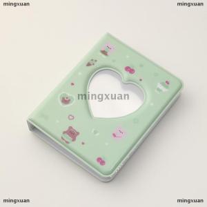 [COD] mingxuan Cute Photo Album 3 Inch Love Heart Hollow Picture Storage Case Kpop Card Binder Name Card Book Photocard Holder 36 Pockets