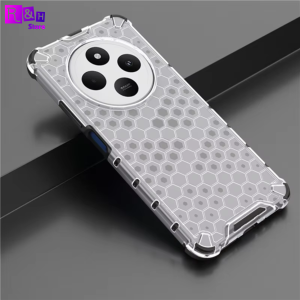 Case Xiaomi Redmi A3 Pro A4 Softcase HoneyComb Clear Transparan TPU+PC Sarang Lebah
