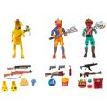 Fortnite Walmart Exclusive, TRIO MODE, Tomatohead, Peely, Beef Boss Toy Action Figure. 