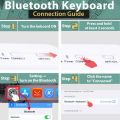 Meewoo Wireless Keyboard and Mouse Set Universal Bluetooth Keyboard Mouse for Tablet Phone. 