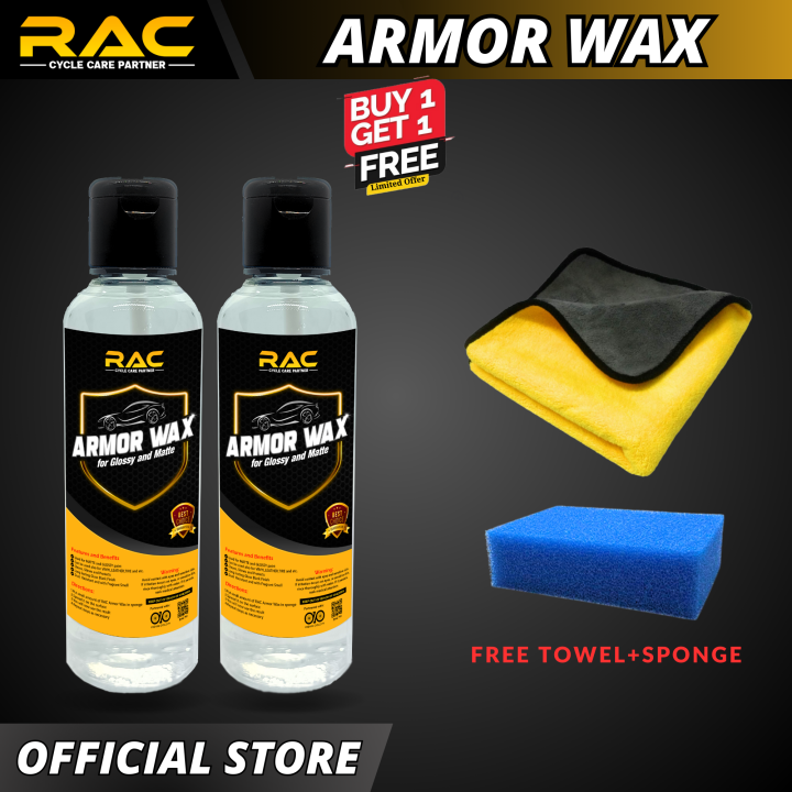 RAC Armor Wax for Glossy and Matte Buy 1 Take 1 100ML Bike/Motorcycle ...