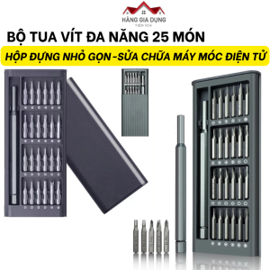 Bộ Tua Vít Mini Đa Năng 24 Chi Tiết Từ Tính Cao Cấp Sửa Chữa Điện Thoại Máy Tính Đồng Hồ Laptop