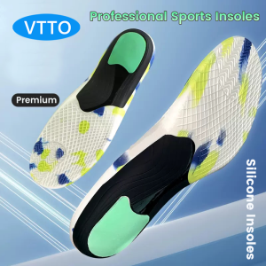 VTTO 1Pair Silicone Insoles for Shoe Men Women EVA Orthotic Arch Support Sport Shoe Pad Soft Running Insert Cushion Memory Foam Insole