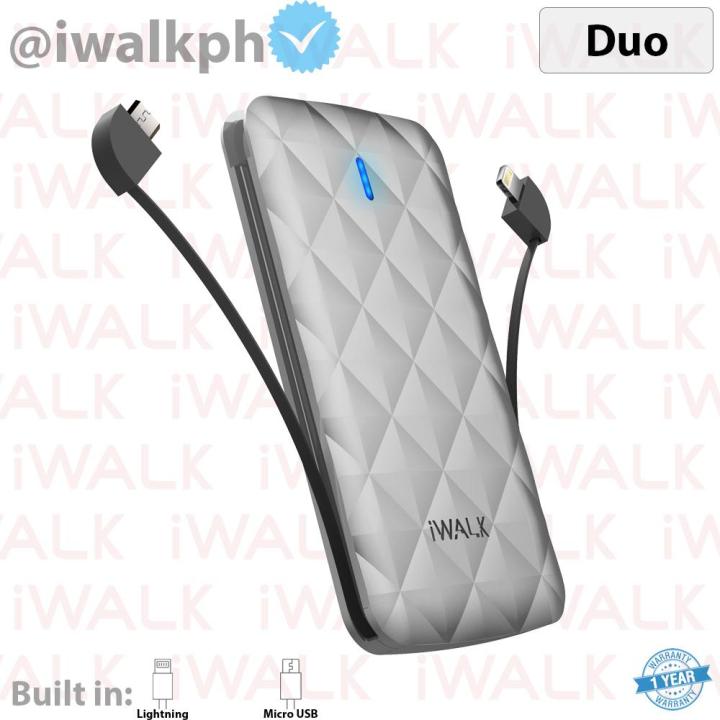 iWALK Duo 3000mAh Battery Powerbank UBO3000 Lightning
