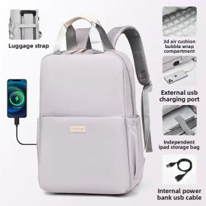 ZTZV 15.6 Inch Laptop Backpack Large Capacity Student School Bag with USB Port Travel Backpack