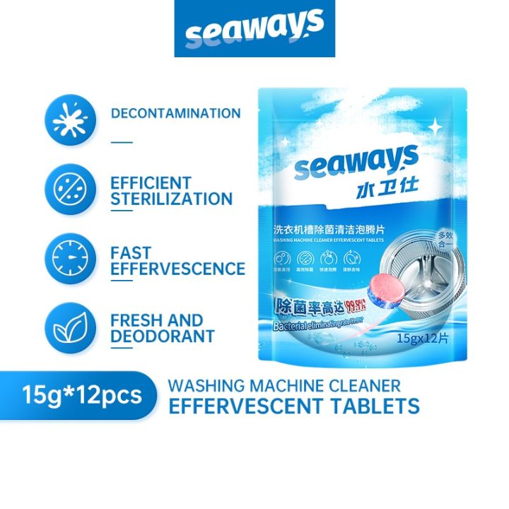 Seaways Washing Machine Descaler Cleaner Phosphorusfree Dishwasher