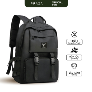 Balo Ulzzang Hàn Quốc Thời Trang PRAZA - BL185 (Đen)