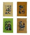 Tranh đám cưới chuột (26x37cm) - Tranh dân gian Đông Hồ- di sản văn hóa dân tộc Việt Nam - Tranh Đông Hồ chính gốc Bắc Ninh để chơi tết hoặc làm quà biếu ý nghĩa - Dong Ho folk paintings - Viet Nam national cultural heritage. 