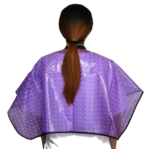 Professional Hair Care Apron With Adjustable Closure And Soft Inner Lining For Sensitive Skin Protection - Hot dyeing protection cloth.