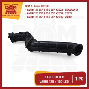 Karet Filter VARIO 150 NEW 2018 (PSP) Joint Selang Sambungan Filter Udara New Vario 125 LED eSP K59