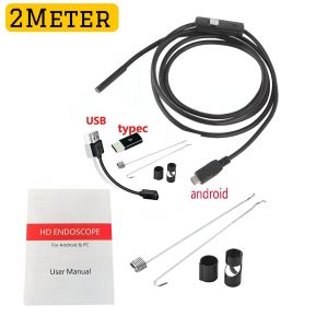 Kamera Endoscope Android Kabel 5M 7mm 6Led Waterproof IP67 Mini Camera THBR