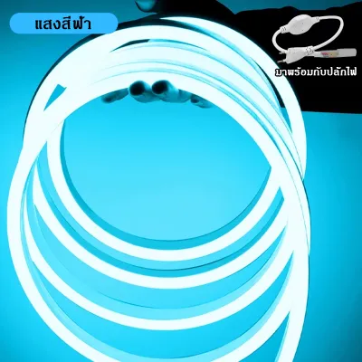 ไฟเส้น Neon Flex LED ตัดได้ไฟนีออนแคบแบบยืดหยุ่น AC 220V สำหรับตกแต่งวันหยุดคริสต์มาสแบบทำมือสำหรับไฟติดเพดานห้อง