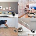**HOT SELLING** 2025 NEW Multipurpose laser spirit level Built-Inn 8 Feet Measure Tap - Ruler, Laser Spirit Level Laser beam Line for Photos Frame Picture Hanging, TV Bracket, Carpenter Door frame Bricklayers Brick Wall Floor. 三合一激光水平尺. 