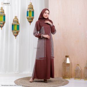 Baju Couple Lebaran 2025 Keluarga Pasangan Muslim Mewah Selaras Family Pink Chalk