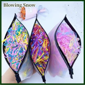 Blowing 1000pcs Girls Colourful Disposable Rubber Band Elastic Hair Bands Headband Children Ponytail Holder Bands For Kids Accessories