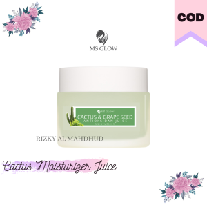 MS GLOW CACTUS & GRAPE SEED ANTIOKSIDAN JUICE - Melembabkan  menutrisi  mengurangi noda hitam pada wajah