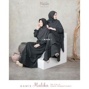 GAMIS MALIKA WOOLPEACH  HIJAB HAYURI