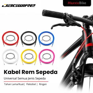 Kabel Set JAGWIRE Kawat Rem - Cable Brake Housing Endcap Sepeda Road Bike MTB SELI