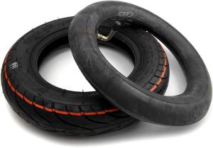 L-faster 10x2.25 CST Pneumatic Tyre and 10x2.0 Tube for 10 inch Wheel Replacement Rubber Air Tire