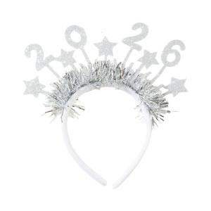Glitters số 2026 hairband với glitters Sao nhẹ Mũ nón thời trang headbands cho các bên lễ hội