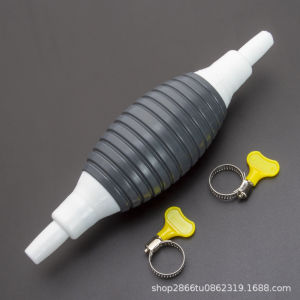 LEYOUFU Hút bình xăng ô tô bơm nhiên liệu ô tô bơm tay chất lỏng xăng dầu diesel (một túi khí + một cặp kẹp)