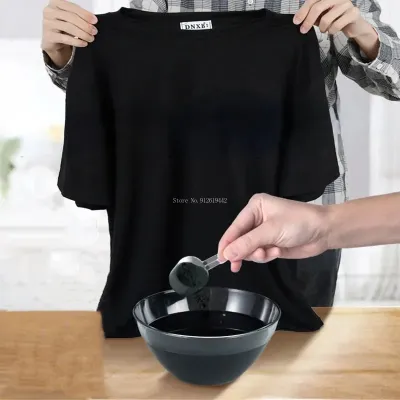 50g Black Fabric Dye Clothing Coloring Agent Cotton Linen Jeans Canvas Pigment Home Tie-dye Handmade Supplies