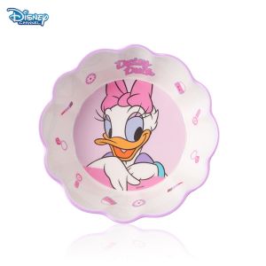 ชุดอุปกรณ์บนโต๊ะอาหารชามข้าวรูปหนูมินนี่เมาส์ดิสนีย์มิกกี้เครื่องใช้ในบ้านลายการ์ตูนน่ารักสำหรับทารกและเด็กชามสลัดบะหมี่เมลามีน