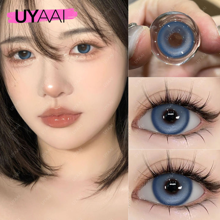 (%E2%89%880.33RM/DAY)%20UYAAI%201%20Pair%20%5B0.00-6.00%20Power%5D%20Colored%20Contact%2014.5mm%20K4%20Brown%20Cosmetic%20Color%20Lens%20Eye%20Fashion%20Monthly%20Replacement%20-%20Image%205